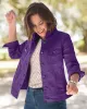 Appleseeds Women's DreamFlex Colored Jean Jacket - Green - M - Misses sold by Buff