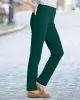 Appleseeds Women's Classic Knit Denim Slim Jeans - Green - PL - Petite sold by Buff