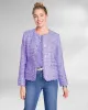 Appleseeds Women's Fringed Tweed Jacket - Multi - 18P - Petite sold by Buff