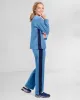 Appleseeds Women's Velour Side-Stripe Set - Multi - S - Misses sold by Buff