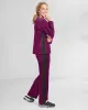Appleseeds Women's Velour Side-Stripe Set - Multi - S - Misses sold by Buff