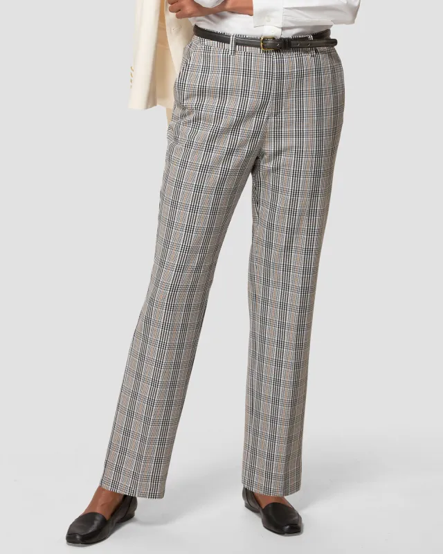Appleseeds Women's Washable Gabardine Mini Plaid Pants - Multi - 4PS - Petite Short sold by Buff