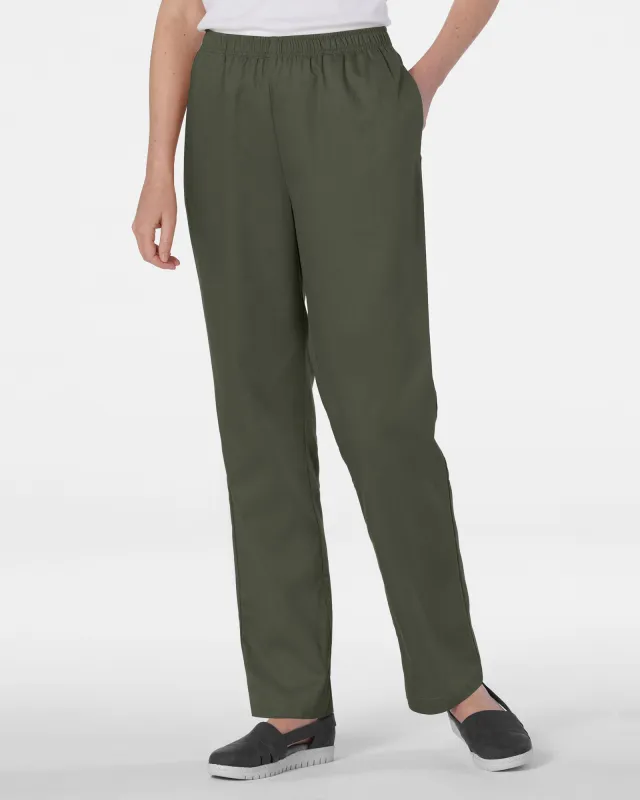 Appleseeds Women's Tencel/Cotton Easy Color Pants - Green - 1X - Womens Plus sold by Buff
