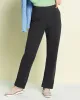 Appleseeds Women's FlexKnit 7-Pocket Straight Pull-On Pants - Black - SPS - Petite Short sold by Buff