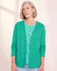 Appleseeds Women's Kate Everyday Knit Cardigan - Blue - XLPS - Petite Short sold by Buff