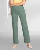 Appleseeds Women's DreamFlex Color Pull-On Relaxed Straight Leg Jeans - Green - 16PS - Petite Short sold by Buff