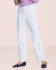 Appleseeds Women's DreamFlex Color Comfort-Waist Relaxed Straight Leg Jeans - White - 8PS - Petite Short sold by Buff