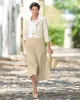 Appleseeds Women's Everyday Knit Solid Skirt - Tan - 3X - Womens Plus sold by Buff