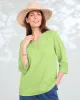 Appleseeds Women's Easy Breezy Lace-Trim Tunic - Green - S - Misses sold by Buff