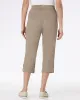 Appleseeds Women's Dennisport Button-Hem Capris - White - 10P - Petite sold by Buff