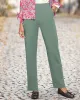 Appleseeds Women's Everyday Knit Straight-Leg Pants - Green - PXL - Petite sold by Buff