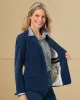 Appleseeds Women's Classic Wool Blazer - Brown - 12P - Petite sold by Buff