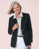 Appleseeds Women's Classic Wool Blazer - Brown - 12P - Petite sold by Buff