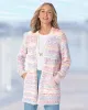 Appleseeds Women's Spring Sunrise Long Cardigan - Multi - PXL - Petite sold by Buff
