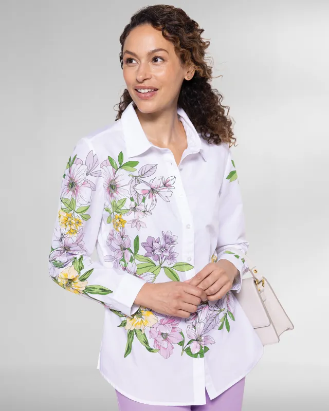 Appleseeds Women's Statement Floral Tunic - Multi - S - Misses sold by Buff