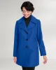 Appleseeds Women's London Fog® Side-Tab Wool Coat - Blue - L - Misses sold by Buff