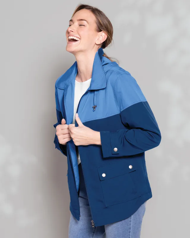 Appleseeds Women's 7-Pocket Colorblock Jacket - Multi - 1X - Womens Plus sold by Buff