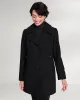 Appleseeds Women's London Fog® Side-Tab Wool Coat - Black - PM - Petite sold by Buff