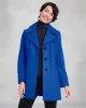 Appleseeds Women's London Fog® Side-Tab Wool Coat - Black - PM - Petite sold by Buff