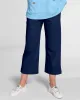 Appleseeds Women's Everyday Knit Wide-Leg Crops - Blue - M - Misses sold by Buff