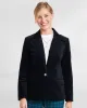 Appleseeds Women's Velveteen Blazer - Black - 8 - Misses sold by Buff