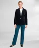 Appleseeds Women's Velveteen Blazer - Black - 8 - Misses sold by Buff