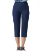 Appleseeds Women's SlimSation® Capris - Denim - 4P - Petite sold by Buff
