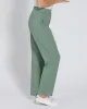 Appleseeds Women's Everyday Knits 4-Pocket Relaxed Straight-Leg Pants - Green - LPS - Petite Short sold by Buff