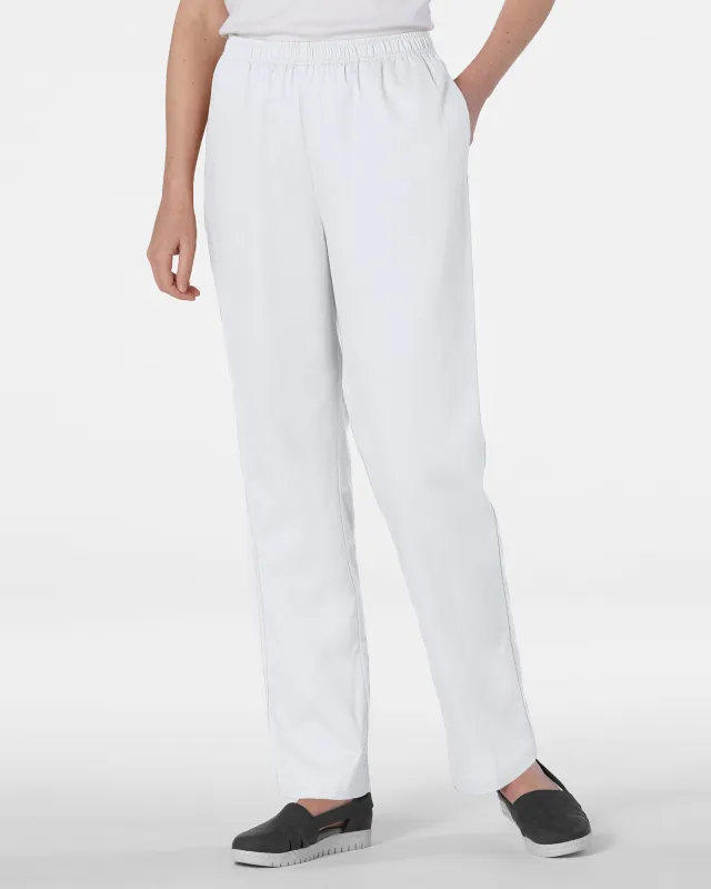 Appleseeds Women's Tencel/Cotton Easy Color Pants - White - M - Misses sold by Buff