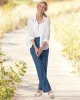 Appleseeds Women's Tencel/Cotton Easy Pants - Yellow - PS - Petite sold by Buff