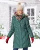 Appleseeds Women's London Fog Long Down Coat - Green - S - Misses sold by Buff