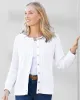 Appleseeds Women's Bayside Cotton Shaker-Stitch Cardigan - Green - PXL - Petite sold by Buff