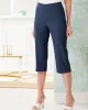 Appleseeds Women's Slimtacular® Luxe Twill Capris - Blue - 3X - Womens Plus sold by Buff