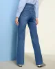 Appleseeds Women's Slimtacular® Dream Jeans Straight Leg - Blue - 14P - Petite Short sold by Buff