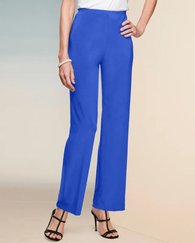 Appleseeds Women's JetSet Knit Pants - Blue - PXL - Petite Short sold by Buff
