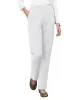 Appleseeds Women's Everyday Knit Straight-Leg Pants - White - S - Misses sold by Buff
