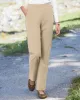 Appleseeds Women's Everyday Knit Straight-Leg Pants - Tan - XL - Misses sold by Buff
