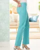 Appleseeds Women's Slimtacular® Luxe Twill Pants - Blue - PM - Petite sold by Buff
