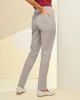 Appleseeds Women's Slimtacular® Flex Chino Tapered Pants - Purple - PM - Petite Short sold by Buff