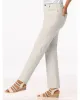 Appleseeds Women's DreamFlex Color Comfort-Waist Classic Straight Leg Jeans - White - 10 - Misses sold by Buff