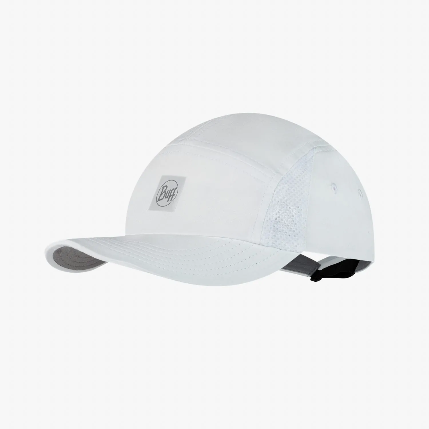 BUFF 5 Panel Go Cap R-Solid White Unisex sold by Buff