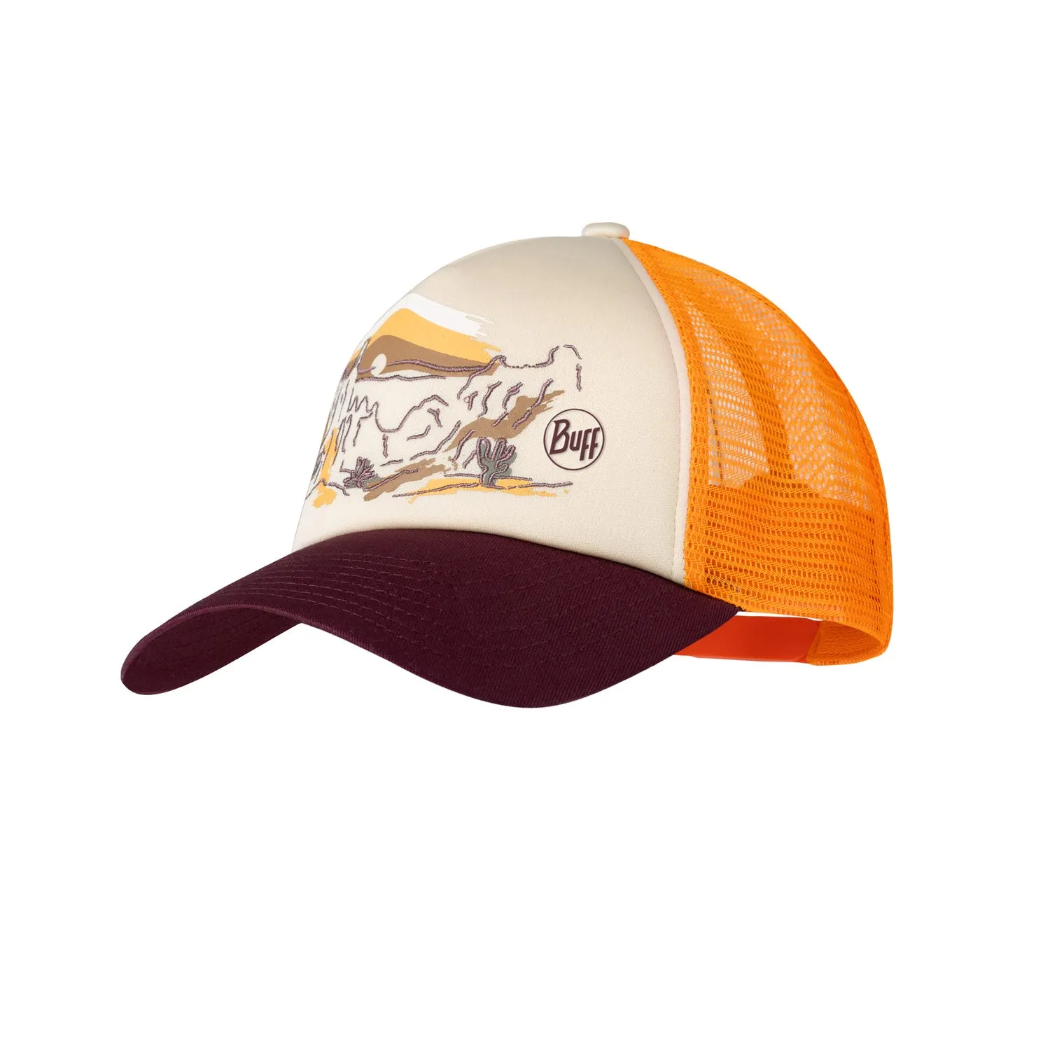 BUFF Trucker Cap Sylva Apricot Orange Unisex sold by Buff
