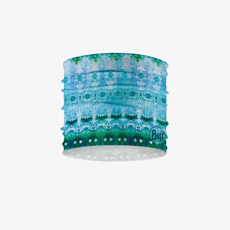 BUFF CoolNet UV® Half Neckwear Lilly Seamless Blue Unisex sold by Buff