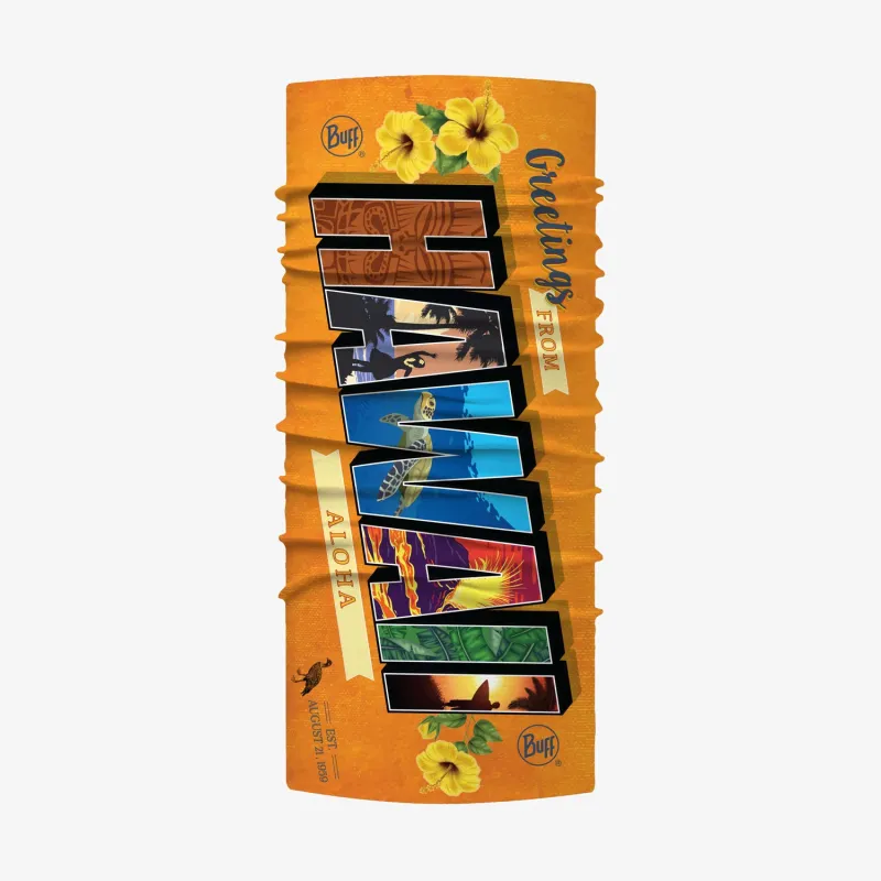 BUFF CoolNet UV® Neckwear Hawaii Postcard Multi Unisex sold by Buff