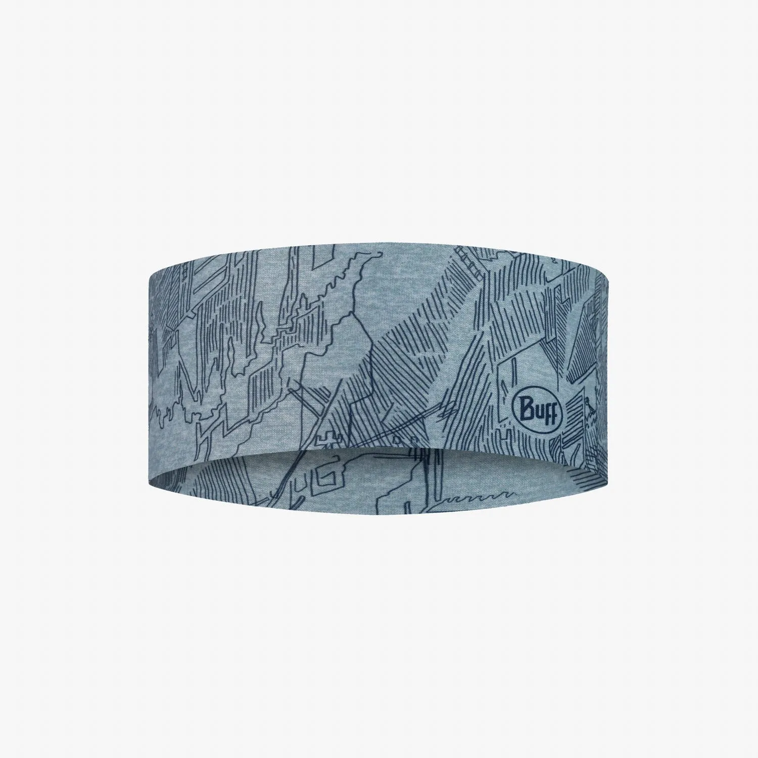 BUFF CoolNet UV® Wide Headband Laven Mist Light Blue Unisex sold by Buff