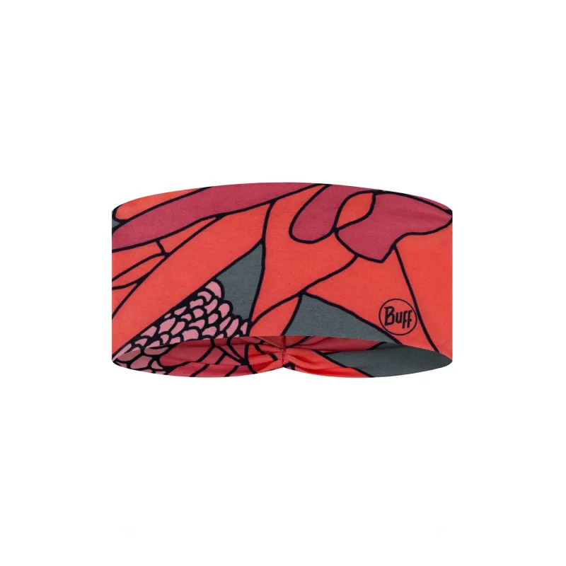BUFF CoolNet UV® Ellipse Headband Aramay Poppy Red Women sold by Buff