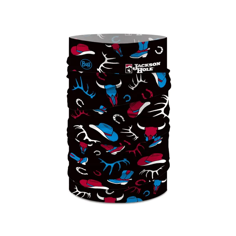 BUFF Original EcoStretch Neckwear Jackson Hole Icons Black Unisex sold by Buff