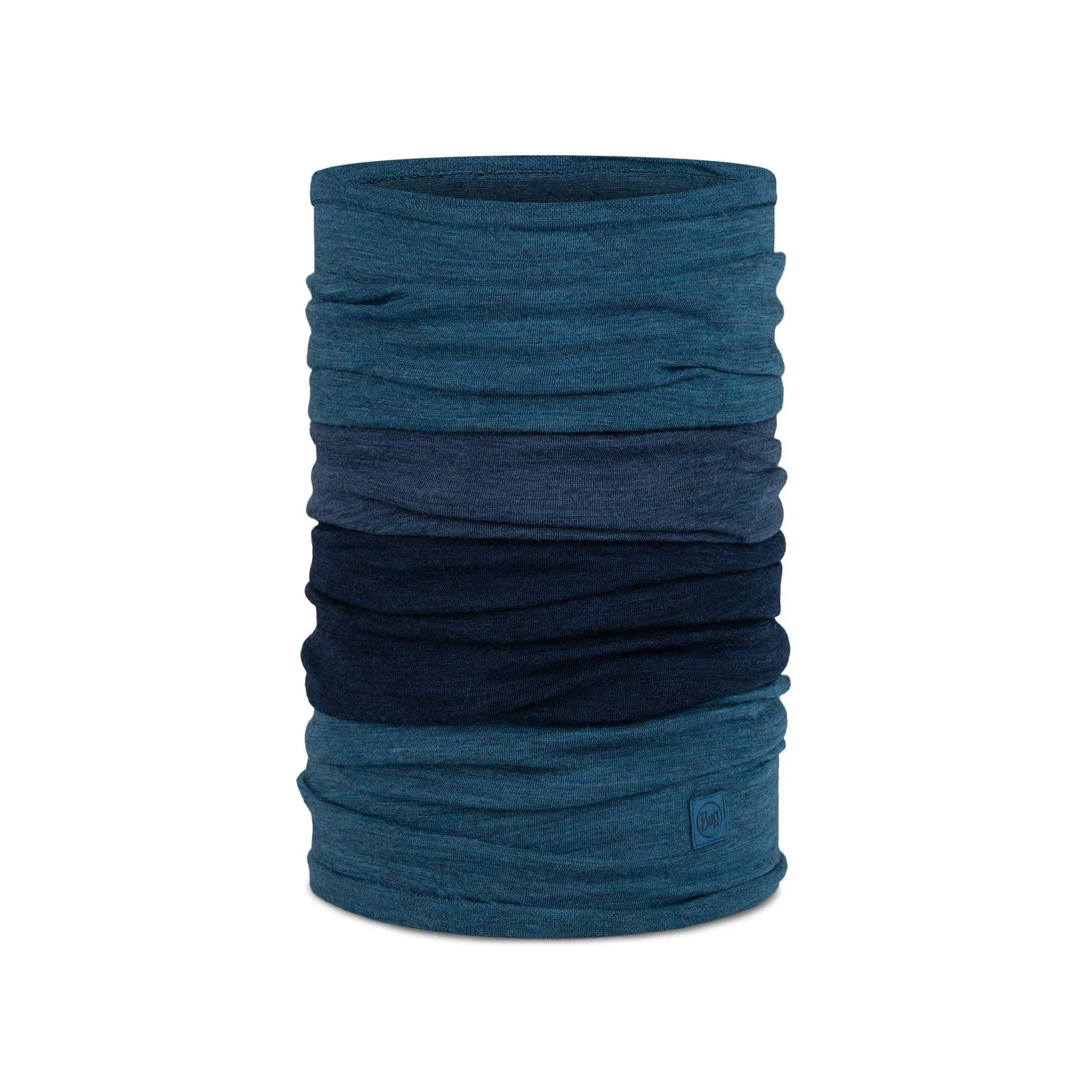 BUFF Merino Move Multifunctional Neckwear Solid Denim Blue Unisex sold by Buff