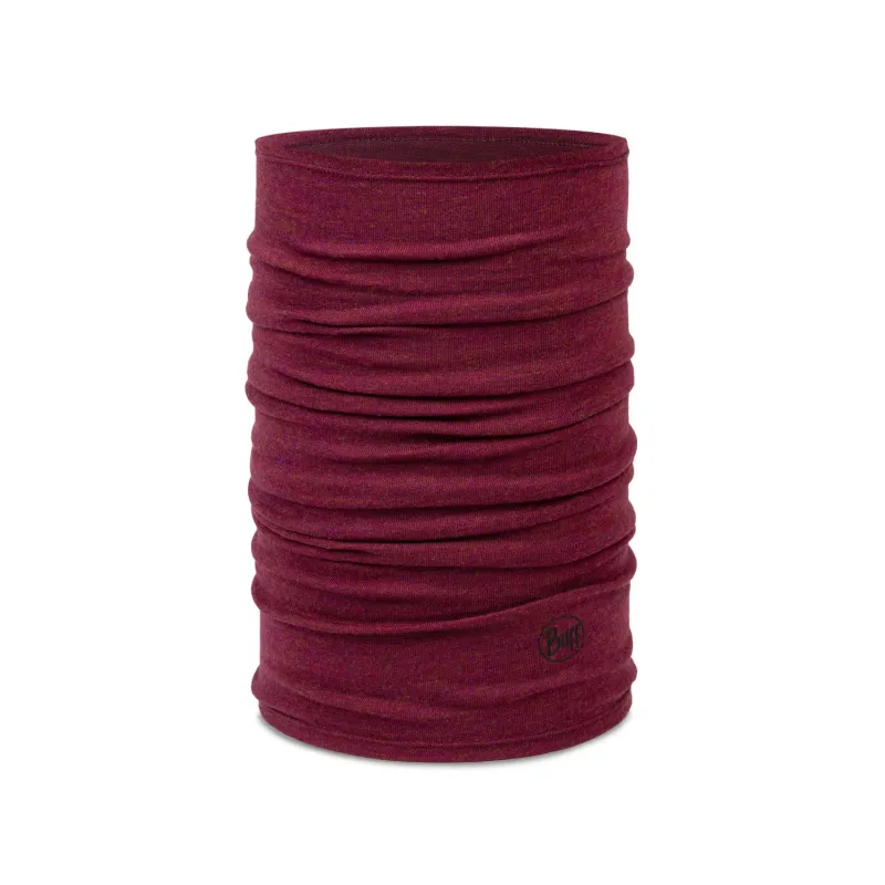 BUFF Merino Midweight Neckwear Melange Tibetan Red Unisex sold by Buff