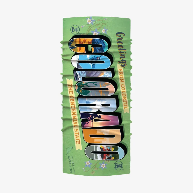 BUFF CoolNet UV® Neckwear Colorado Postcard Multi Unisex sold by Buff